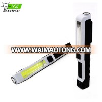 Dual Light Source Function COB LED Light Pen Flashlight