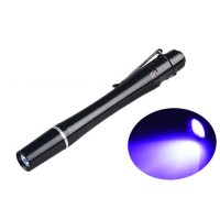 Mini Pocket Ultraviolet Pen Invisible Ink Money Detector 380NM 1 LED uv Pen Light Flashlight